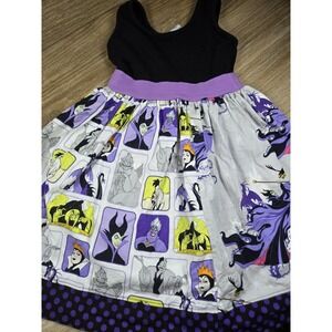 Girls Size 6 Disney Villians KPea Original Dress Hand Made Halloween Malificint